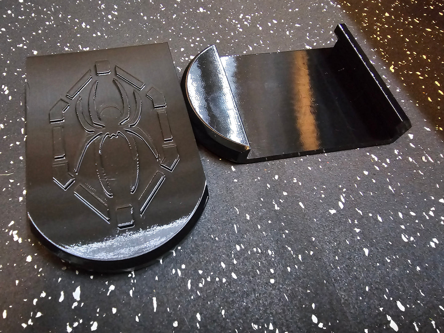 Spotter Arm Endcap Protectors (Black Widow)