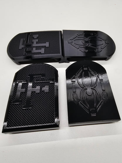 Spotter Arm Endcap Protectors (Black Widow)