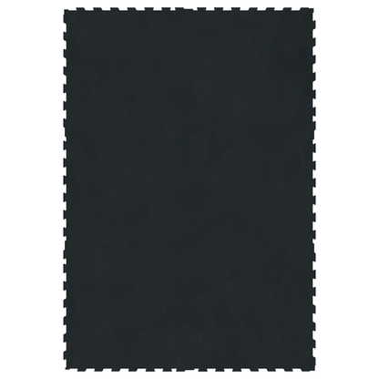 Interlocking 6' × 4' Rubber Gym Mat 3/4" Thick
