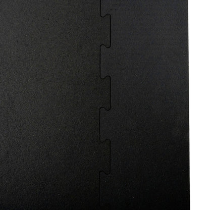 Edge Pieces for Interlocking 6' × 4' Rubber Gym Mat (3/4" Thick)