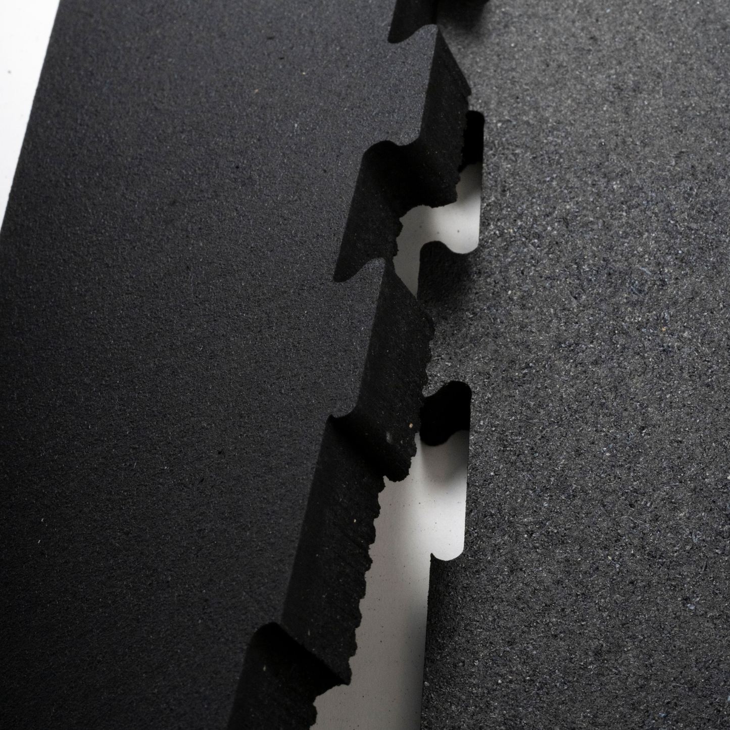 Edge Pieces for Interlocking 6' × 4' Rubber Gym Mat (3/4" Thick)