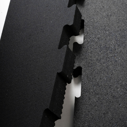 Edge Pieces for Interlocking 6' × 4' Rubber Gym Mat (3/4" Thick)