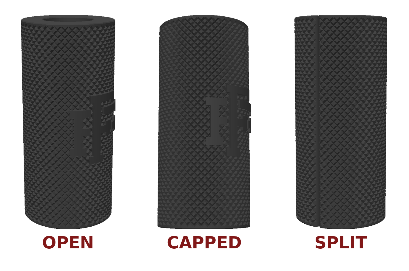 Fully Customizeable Grips (Knurled)